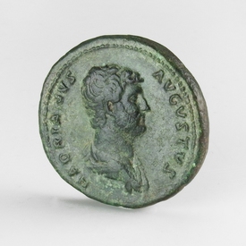 Roman Empire, Hadrianus (117-138 AD), Æ As or Dupondius
