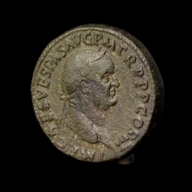 Roman Empire, Vespasianus (69-79 AD), Æ Sestertius