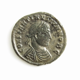 Roman Empire, Constantine II (317-340 AD) silvered Æ follis
