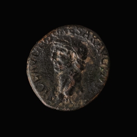 Roman Empire, Claudius (41-54 AD), Æ Dupondius, Incusum