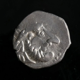 Danubian Celts, Pannonia, AR Tetradrachm, 'Kugelwange' Type