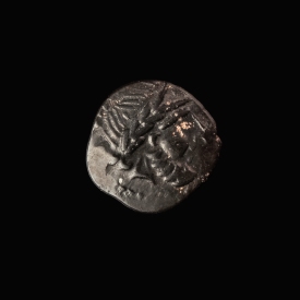 Danubian Celts, Pannonia, AR Drachm, 'Kugelwange' Type
