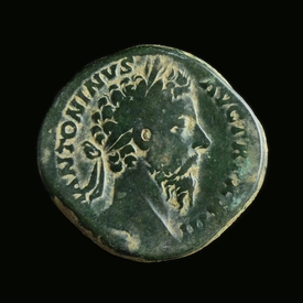 Roman Empire, Marcus Aurelius (161-180 AD), Æ Sesterius