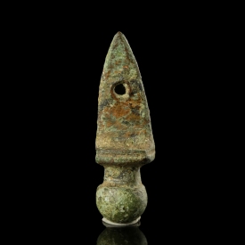 Ancient Roman bronze gladius amulet pendant