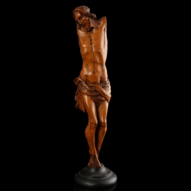 Antique Flemish boxwood Corpus Christi