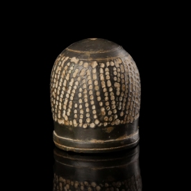 Ancient Roman bronze thimble