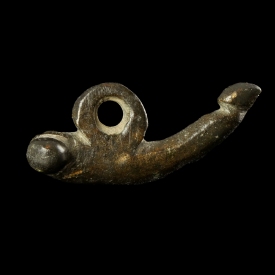 Roman bronze phallus amulet pendant (fascinum)