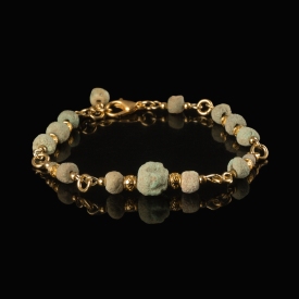 Bracelet with Egyptian faience beads