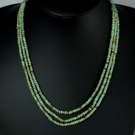 Necklace with ancient Egyptian semi-precious turquoise beads
