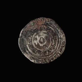 Fatimid Caliphate, al-ʿAzīz bi-llāh Nizār, AR ½ Dirham