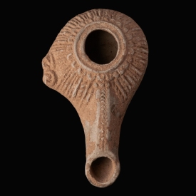 Ancient Greek Hellenistic Terracotta Oil Lamp