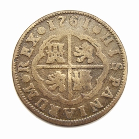 Spain, 2 Reales 1761, Madrid mint