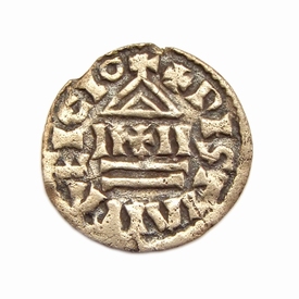 Carolingians, AR obole, struck 822-840 AD
