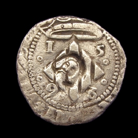 Spain/France, Perpignan 1 Real 1596, siege coin 1644-45