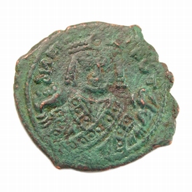Byzantine Empire, Maurice Tiberius (582-602 AD), Æ follis