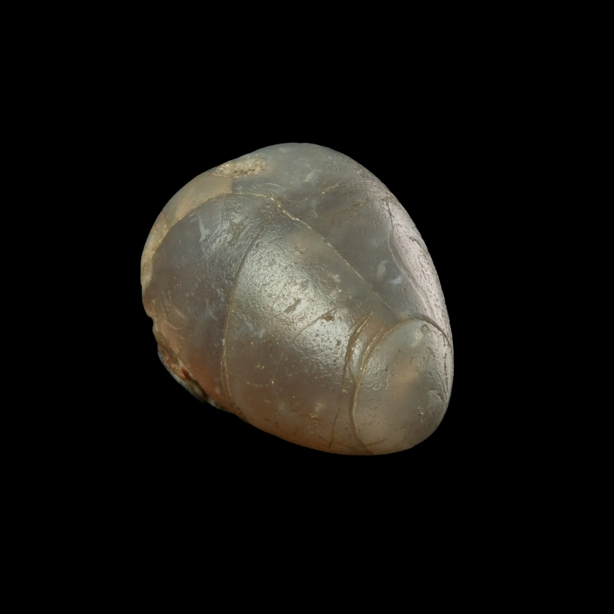 Ancient Domed Chalcedony Board Game Piece