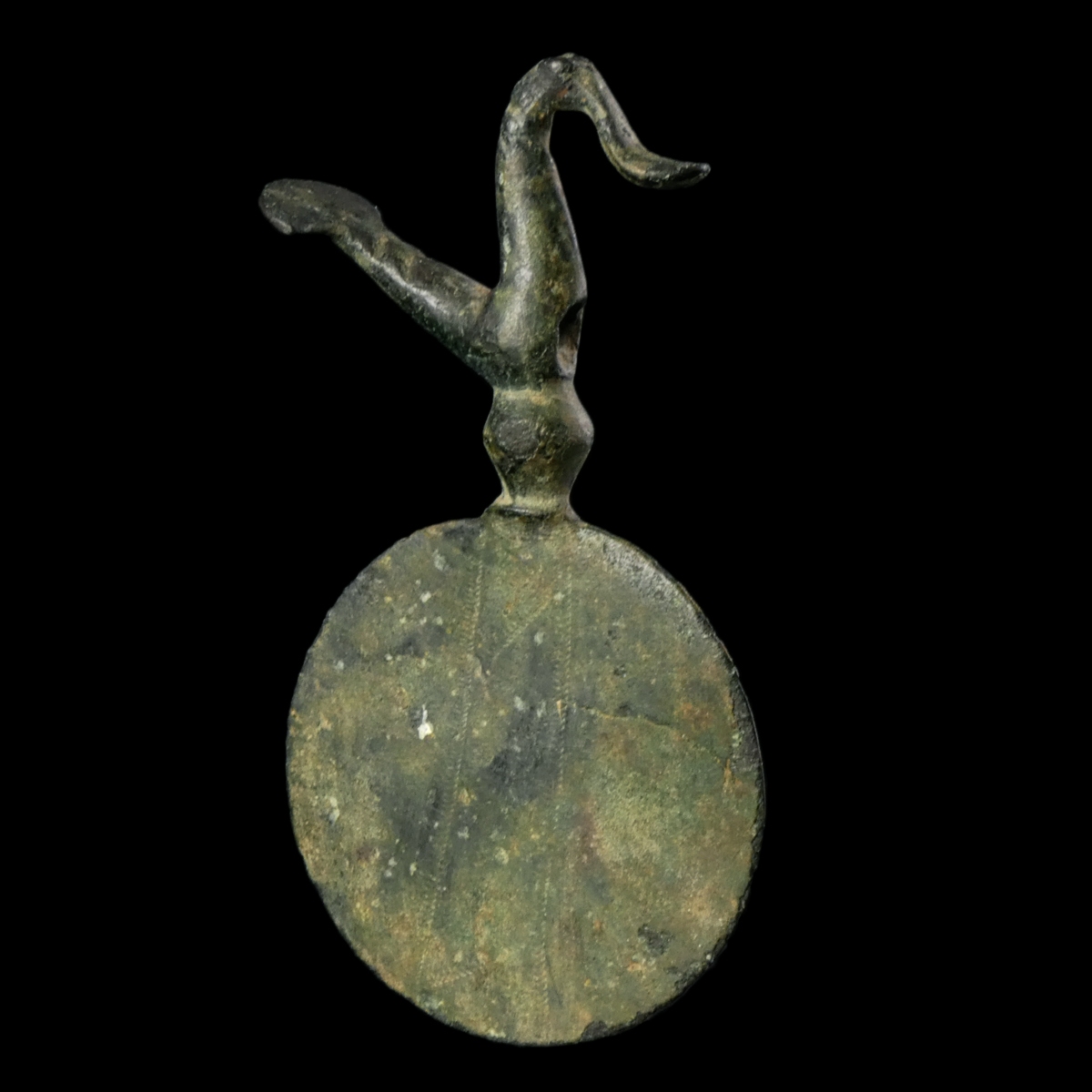 Ancient Greece, bronze pendant with bird