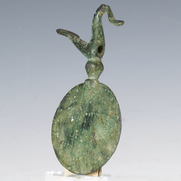 Ancient Greece, bronze pendant with bird