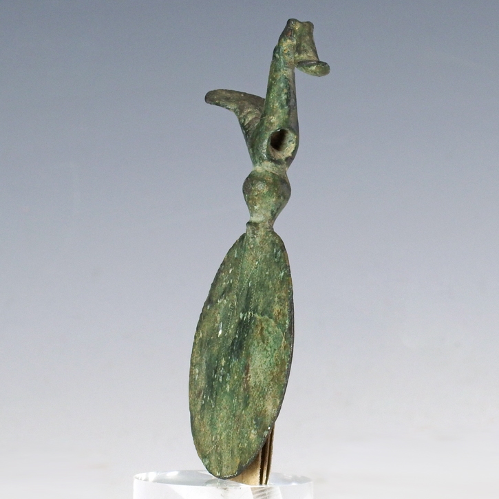 Ancient Greece, bronze pendant with bird