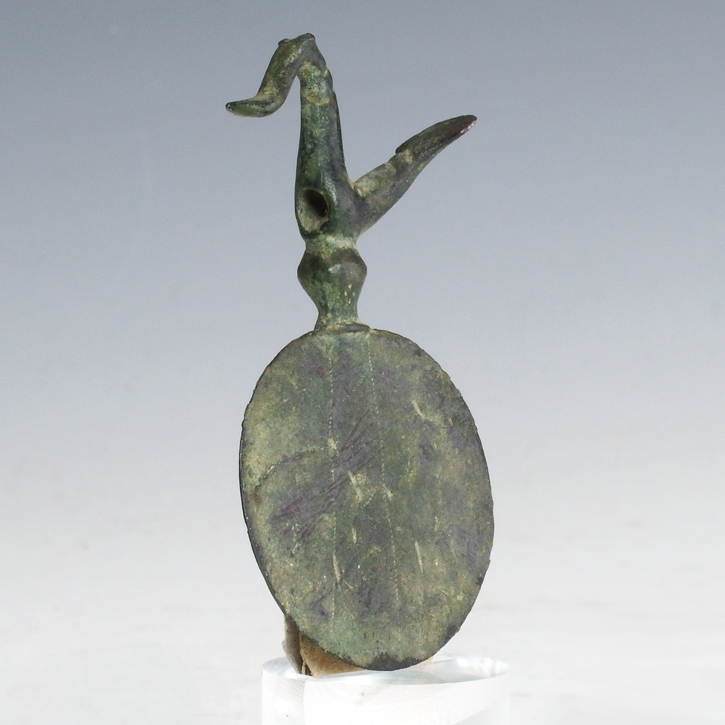 Ancient Greece, bronze pendant with bird