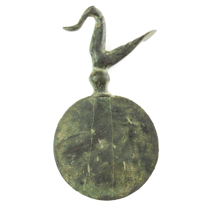 Ancient Greece, bronze pendant with bird