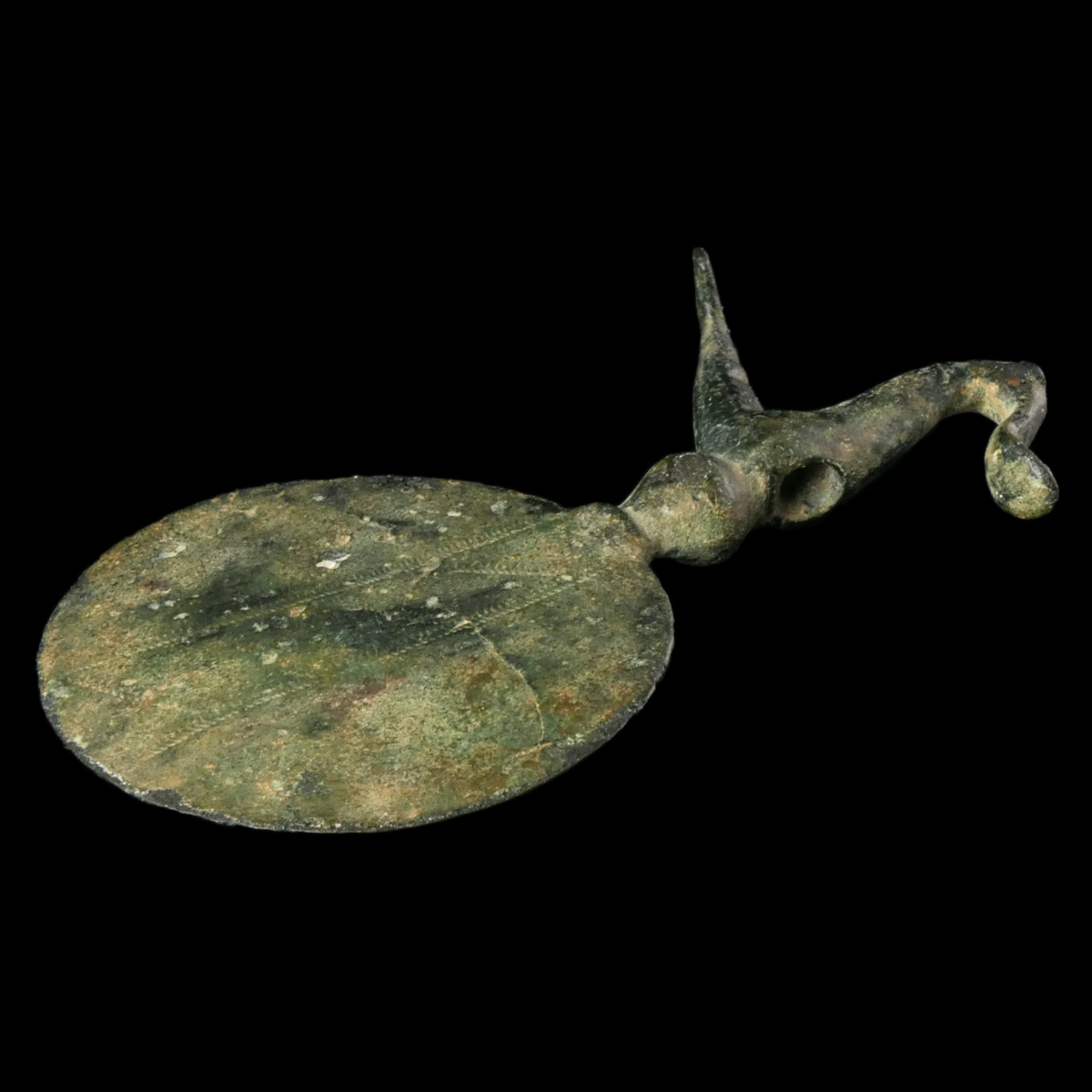 Ancient Greece, bronze pendant with bird