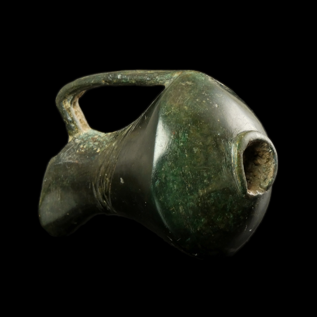 Ancient Greek Bronze Miniature Jug