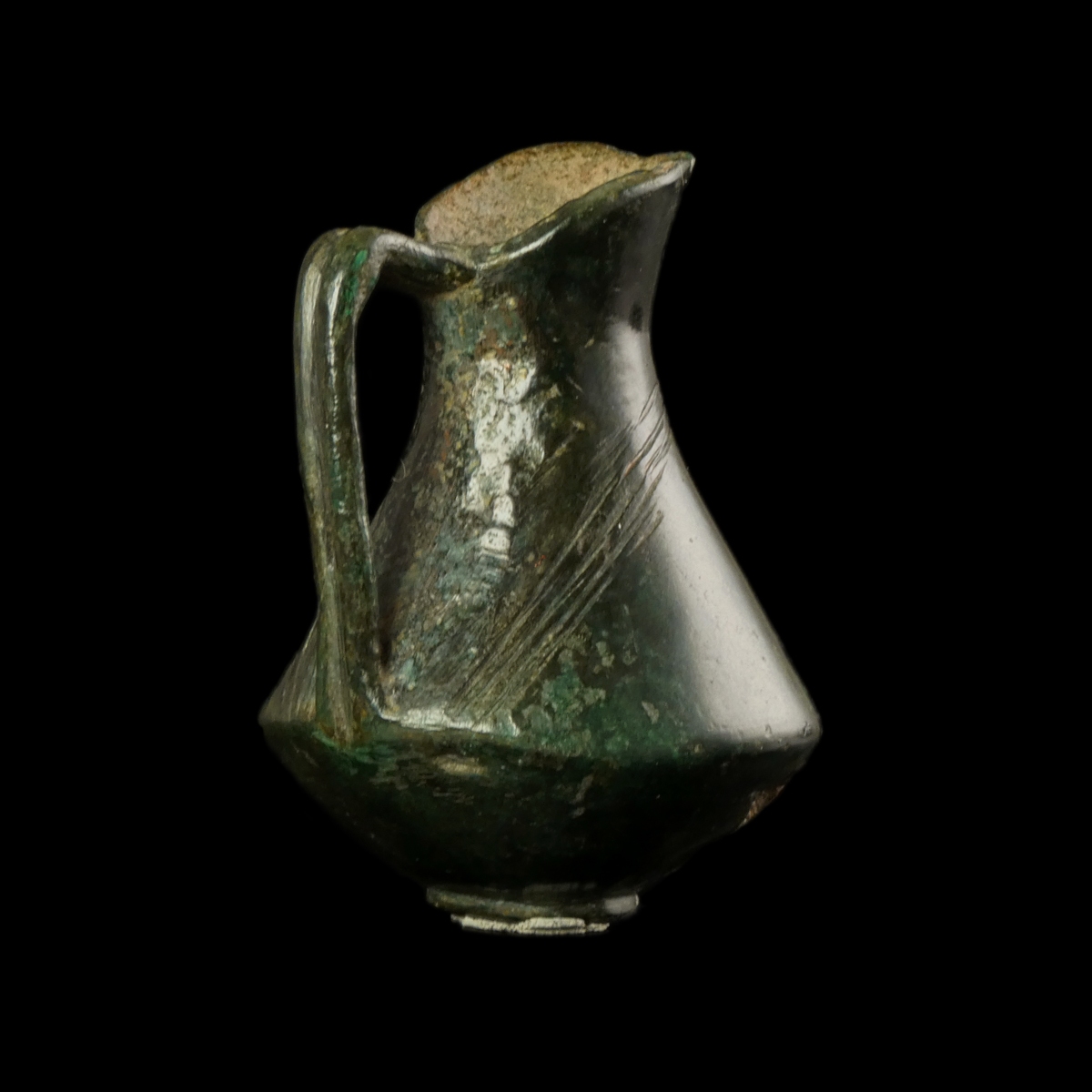 Ancient Greek Bronze Miniature Jug