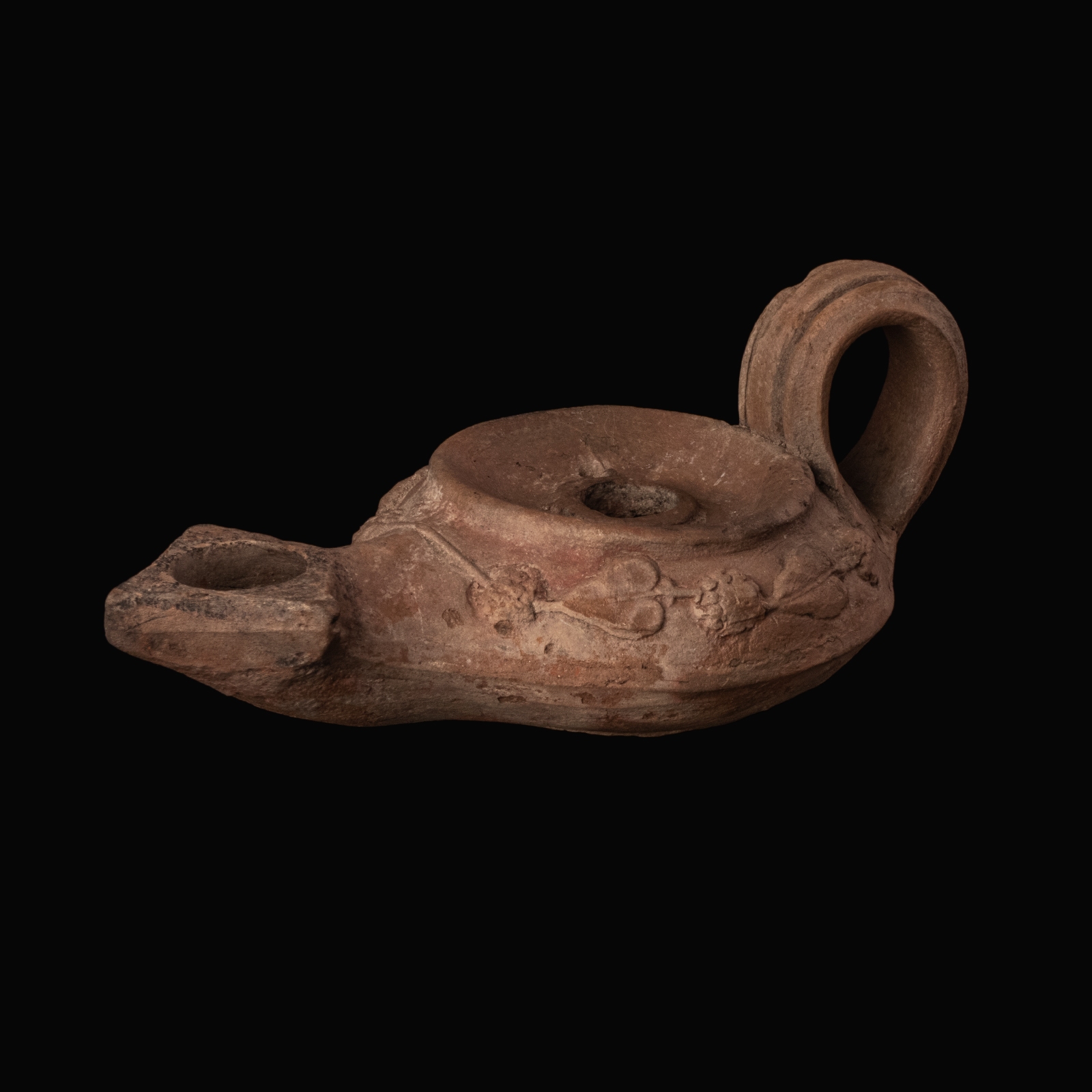 Ancient Greek Hellenistic Terracotta Ephesus-Type Oil Lamp