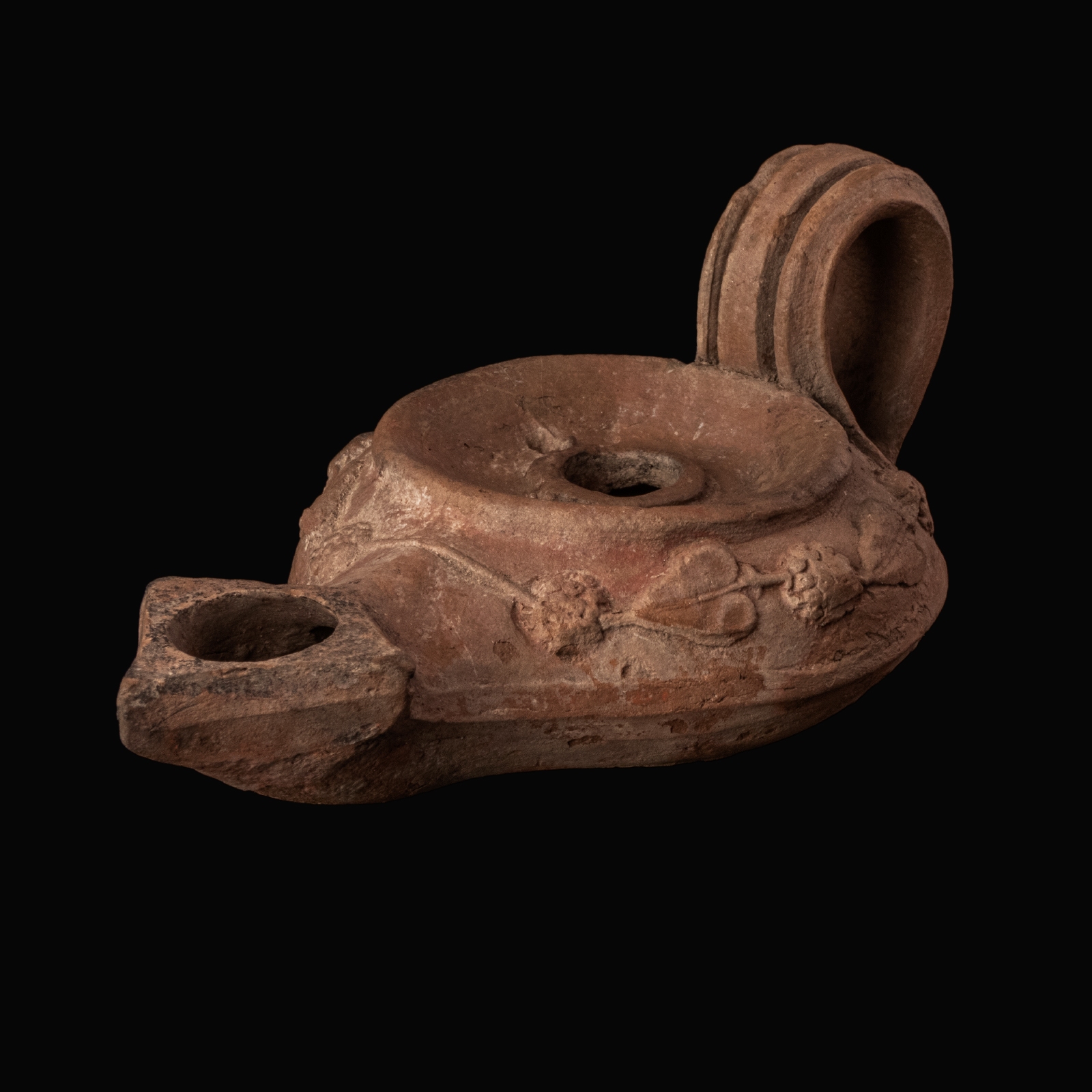 Ancient Greek Hellenistic Terracotta Ephesus-Type Oil Lamp