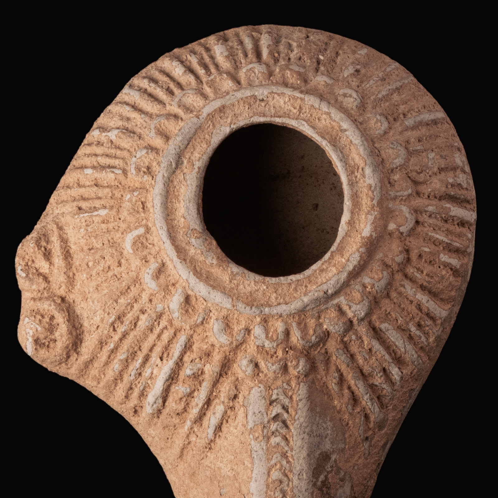 Ancient Greek Hellenistic Terracotta Oil Lamp