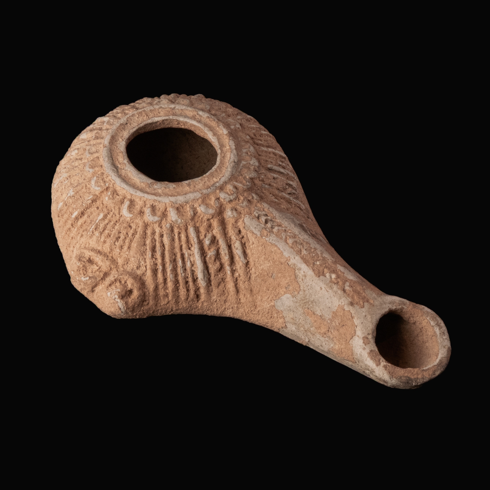 Ancient Greek Hellenistic Terracotta Oil Lamp