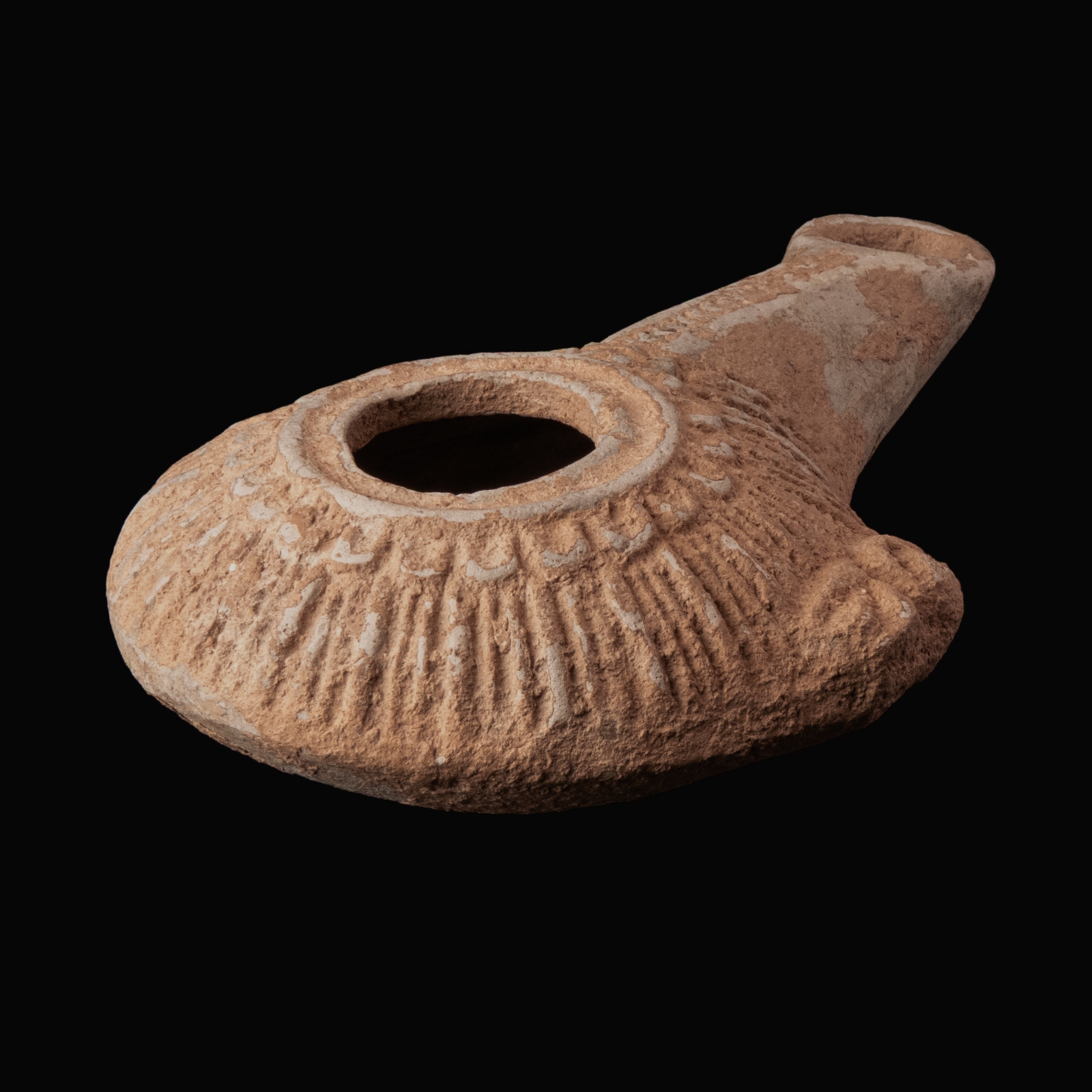 Ancient Greek Hellenistic Terracotta Oil Lamp