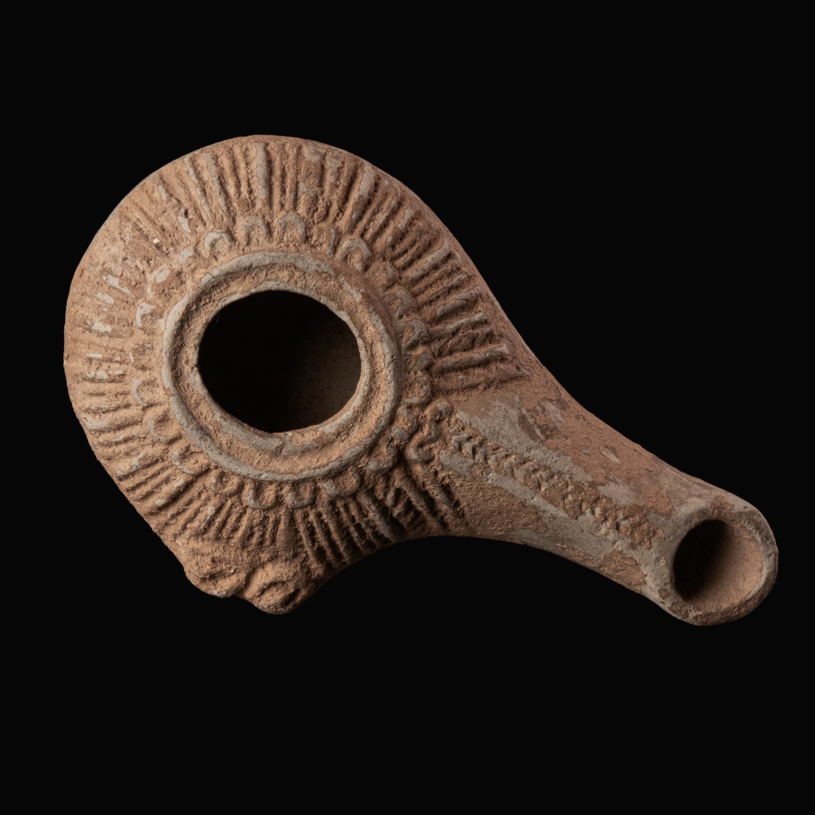 Ancient Greek Hellenistic Terracotta Oil Lamp