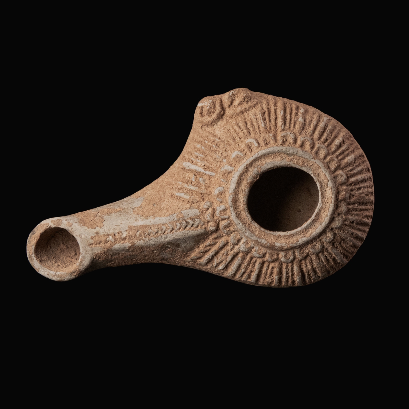 Ancient Greek Hellenistic Terracotta Oil Lamp