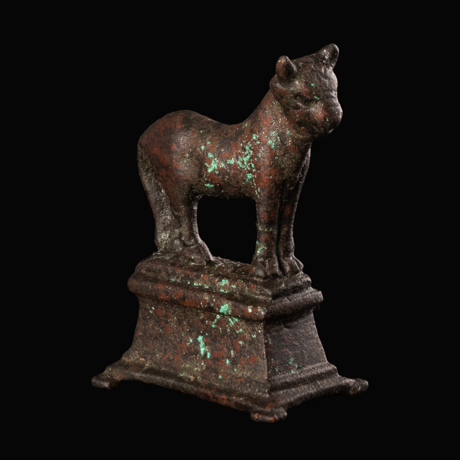 Ancient Roman bronze Bull figurine
