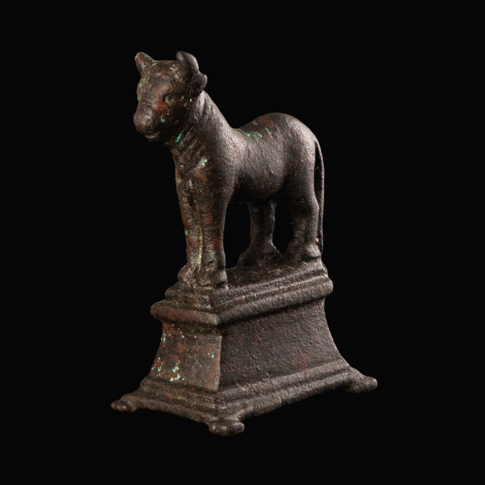 Ancient Roman bronze Bull figurine