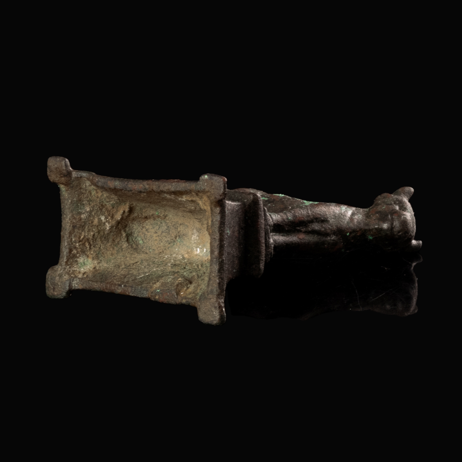 Ancient Roman bronze Bull figurine