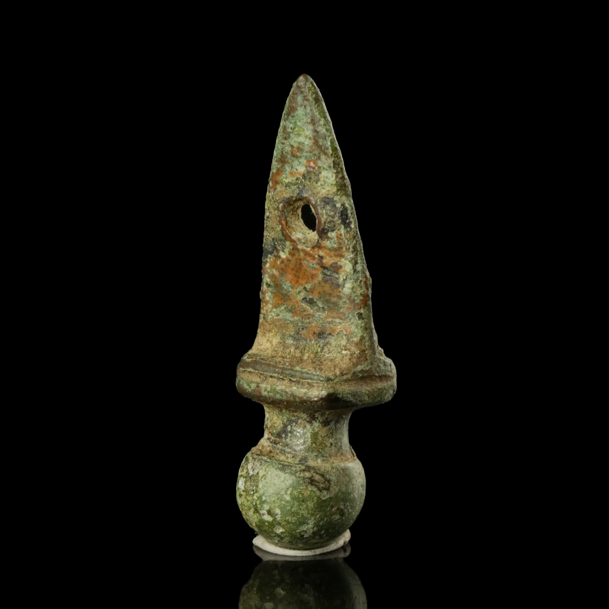 Ancient Roman bronze gladius amulet pendant