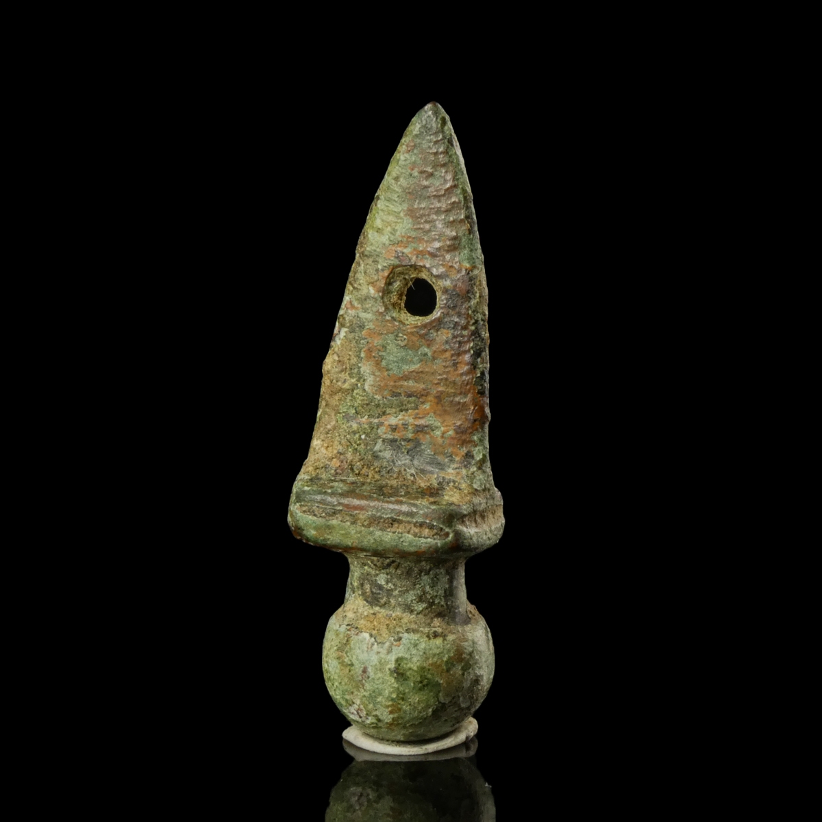 Ancient Roman bronze gladius amulet pendant