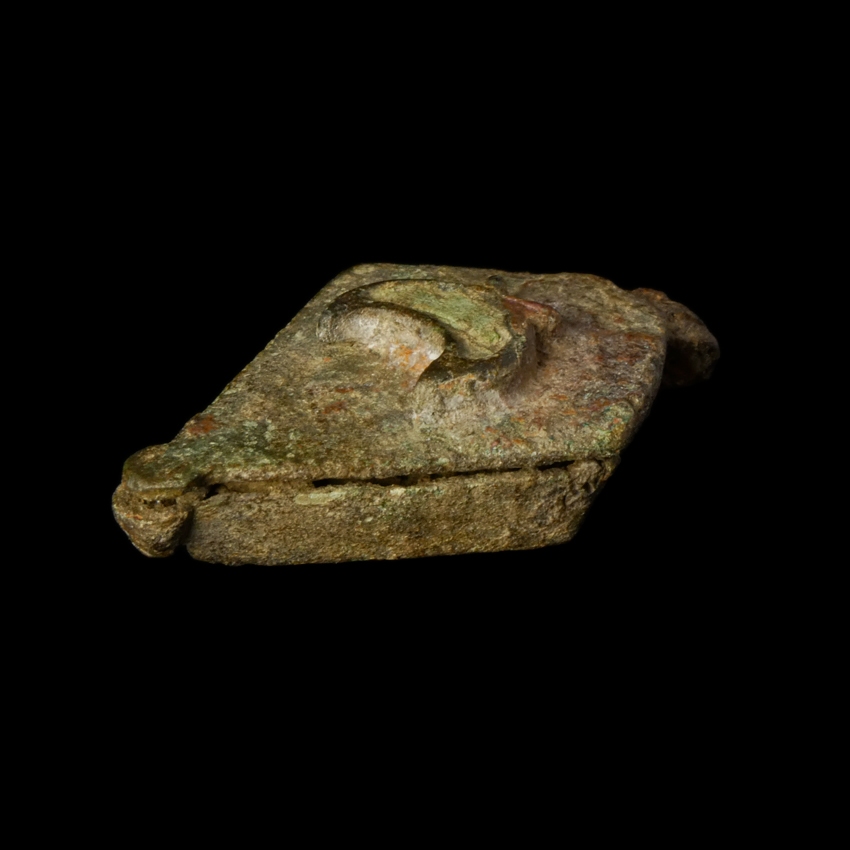 Ancient Roman bronze seal box