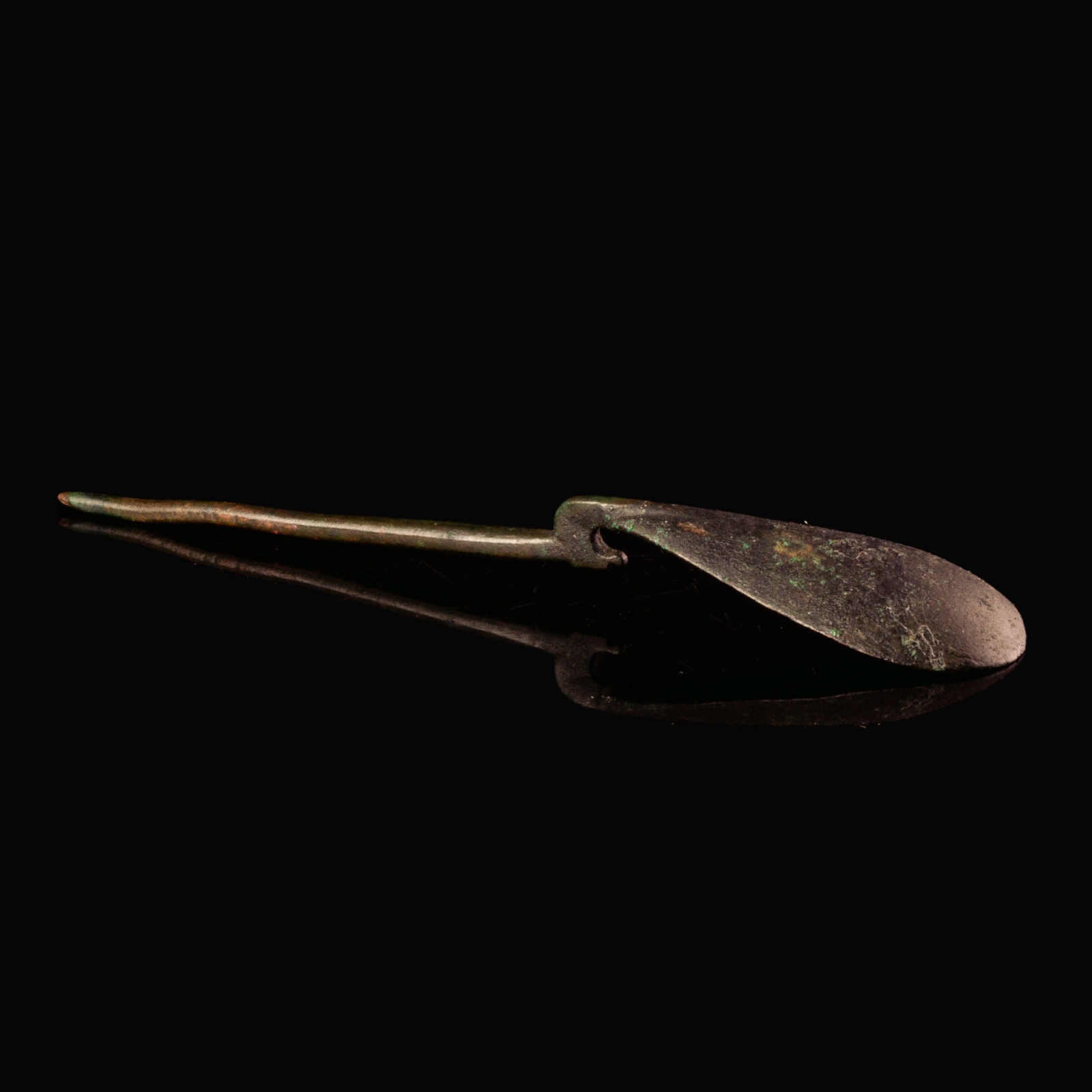 Ancient Roman bronze spoon - cochlearium