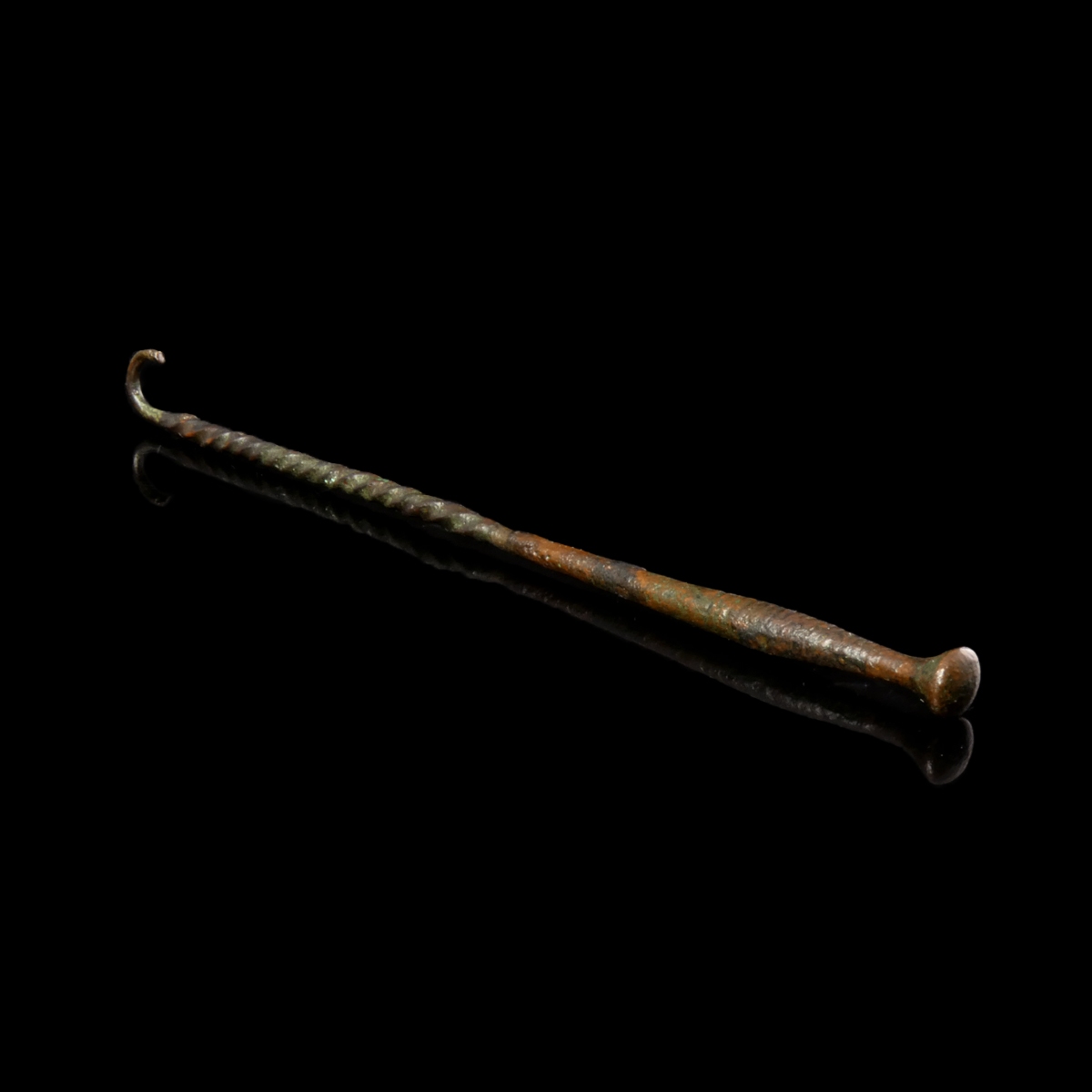Ancient Roman Bronze Surgical Tool - Obstetric Hook