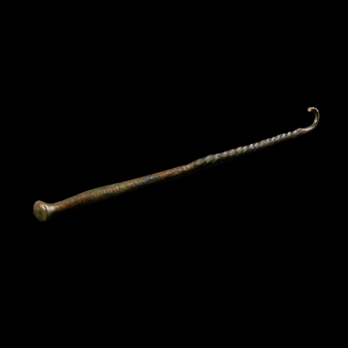 Ancient Roman bronze surgical tool, Obstetrical Hook