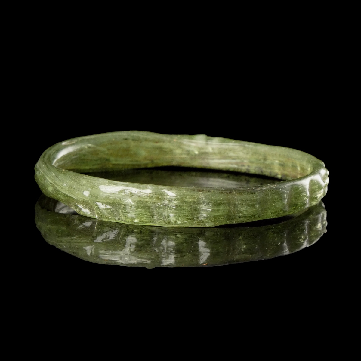 Ancient Roman Decorated Votive Glass Vracelet / Bangle