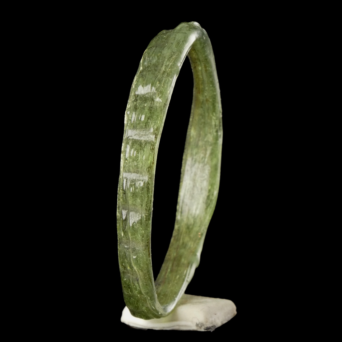 Ancient Roman Decorated Votive Glass Vracelet / Bangle