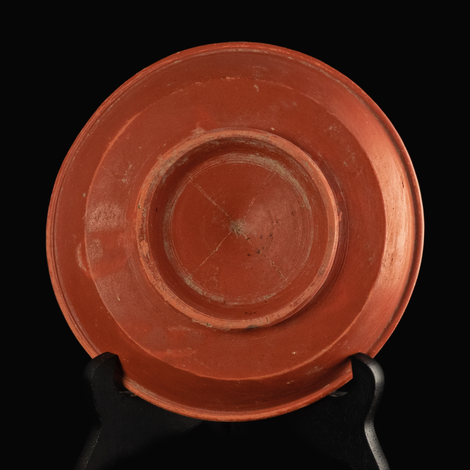 Ancient Roman East Gaulish terra sigillata dish with MICCIO FECIT potter's stamp