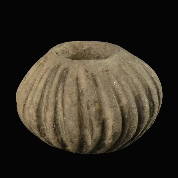 Ancient Roman Faience Melon Bead