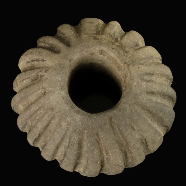 Ancient Roman Faience Melon Bead