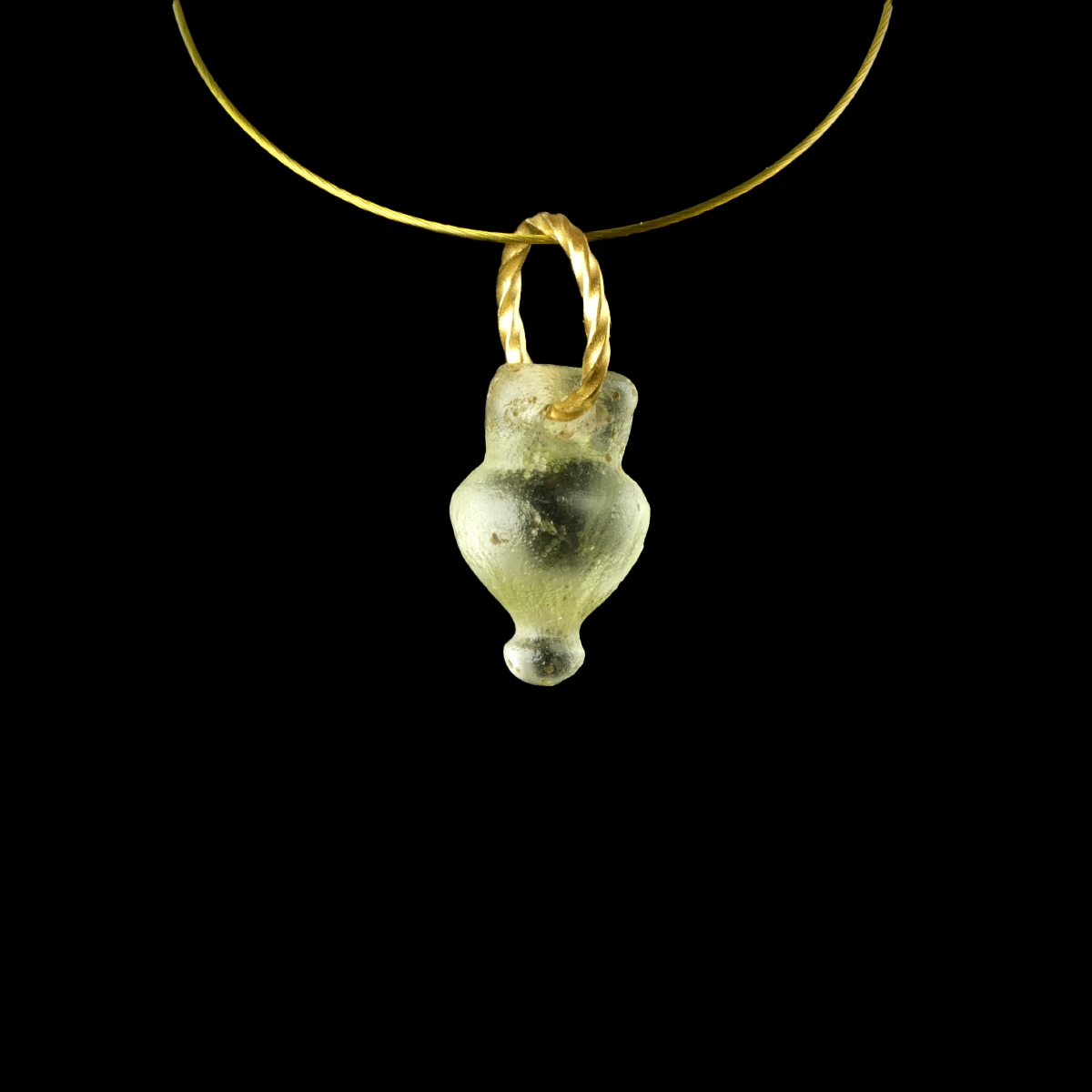 Ancient Roman Glass Amphora Jewellery Pendant